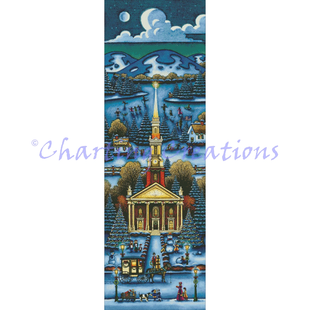 New England Church Winter